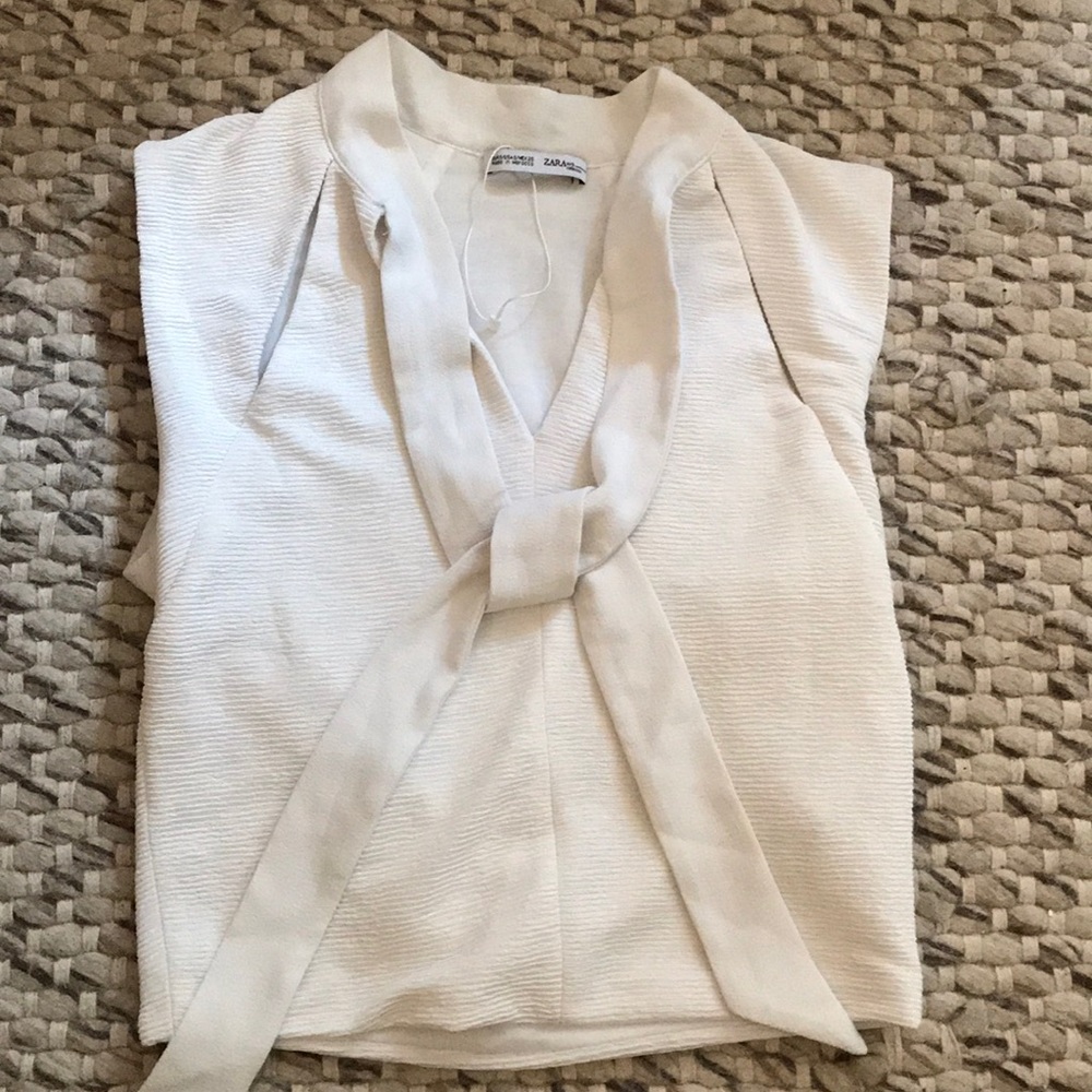 Zara Tank with tie at the neck
